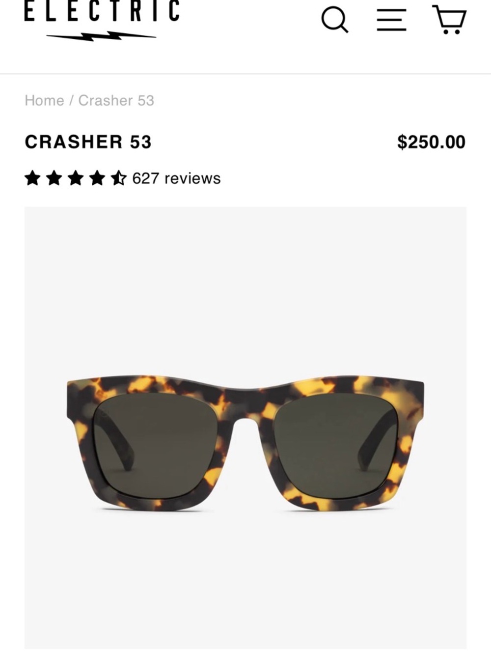Electric Crasher sunglasses